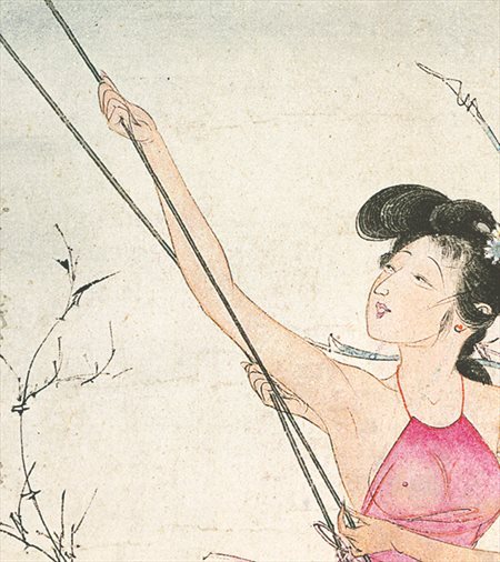 万载-胡也佛的仕女画和最知名的金瓶梅秘戏图